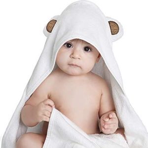 NWT Organic Bamboo Hooded Baby Towel